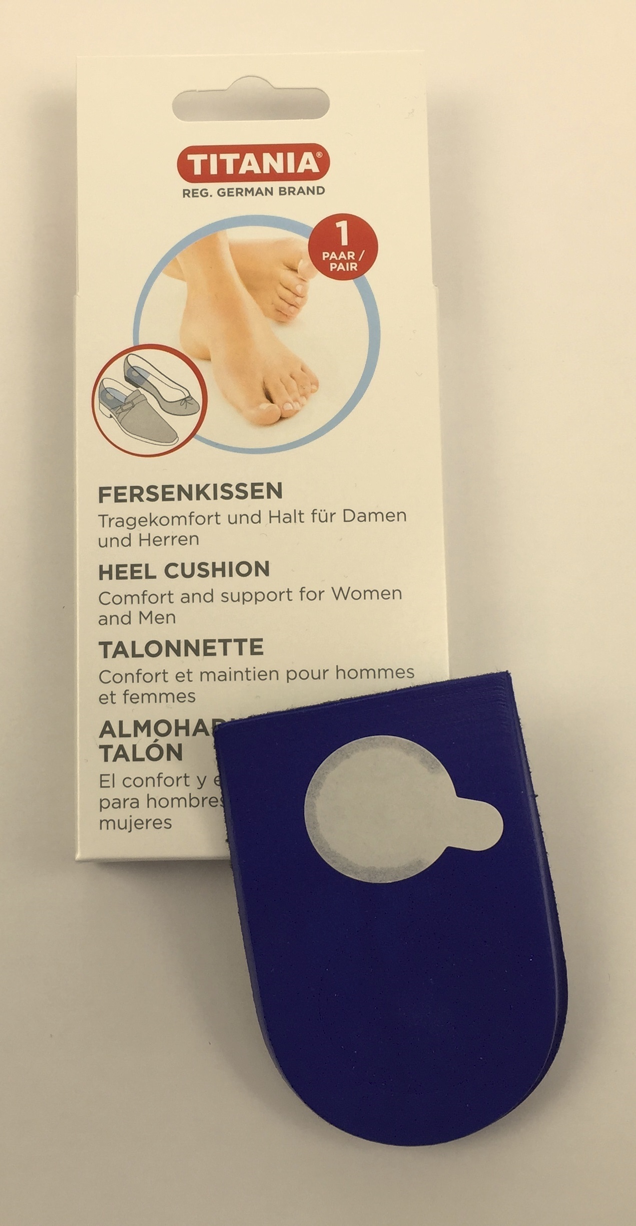 Titania Latex Hælpuder 43-47
